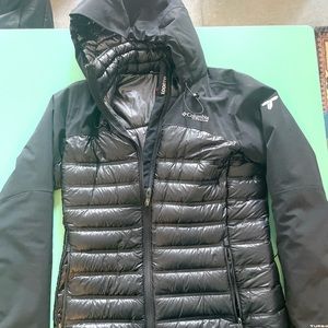 Women’s Columbia Titanium 1000TD Black Omniheat Coat M
